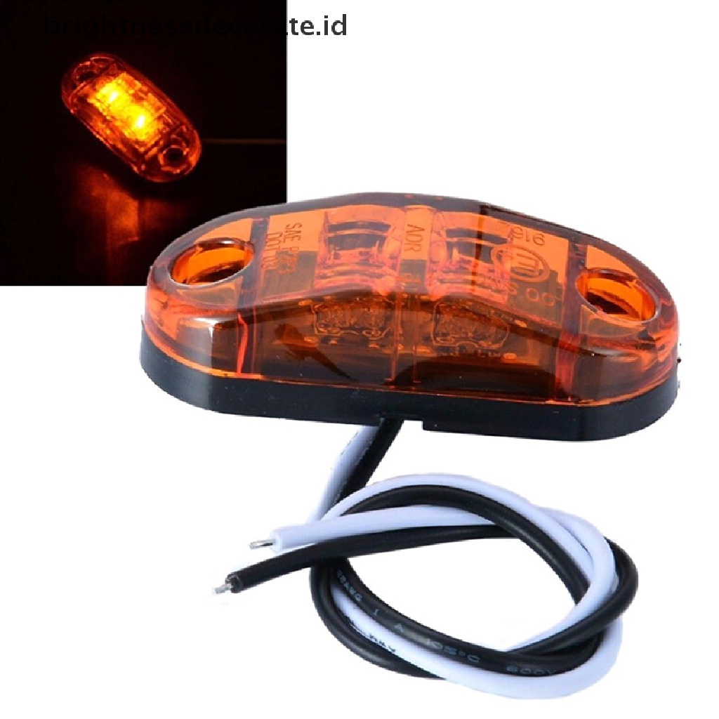 [birth] 1Pc 2LED Side Marker Clearance Light Lamp Car Truck Trailer Caravan Lamp [ID]