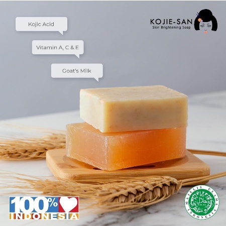 ⭐ BAGUS ⭐ KOJIE-SAN SKIN BRIGHTENING Series | Soap Body Scrub Lotion Sabun Goats Milk Kojic Acid MAMAYA Cosmina