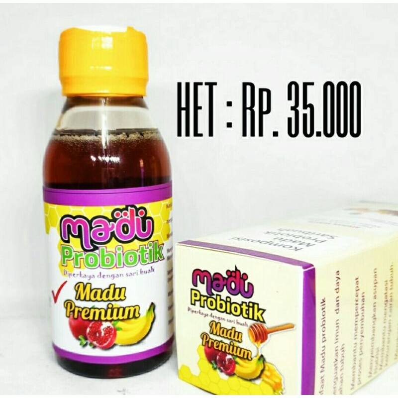 

Madu Probiotik Gholiban diperkaya dengan Sari Buah - Madu premium 150 gr