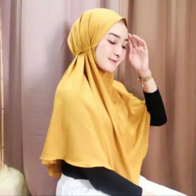 Jilbab bergo Maryam non pet / hijab instan bergo Maryam diamond