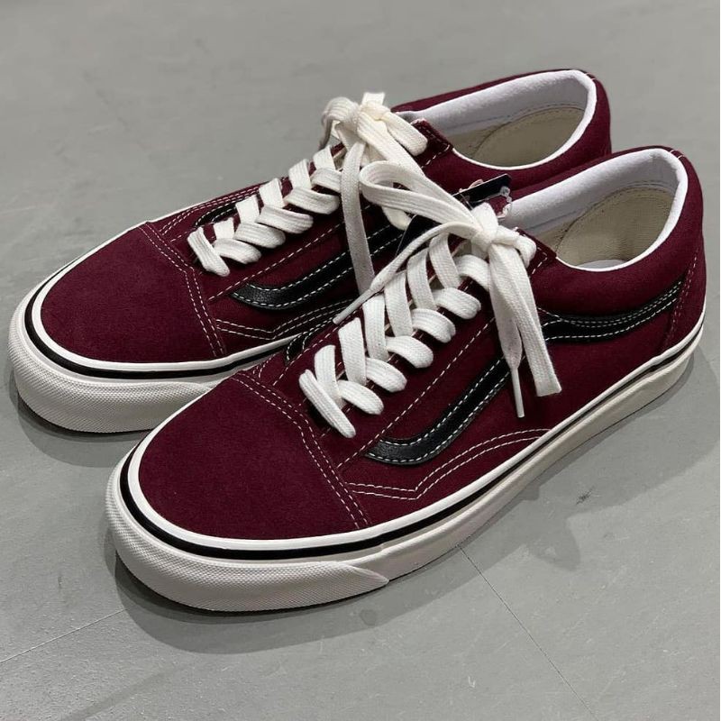 vans authentic anaheim burgundy