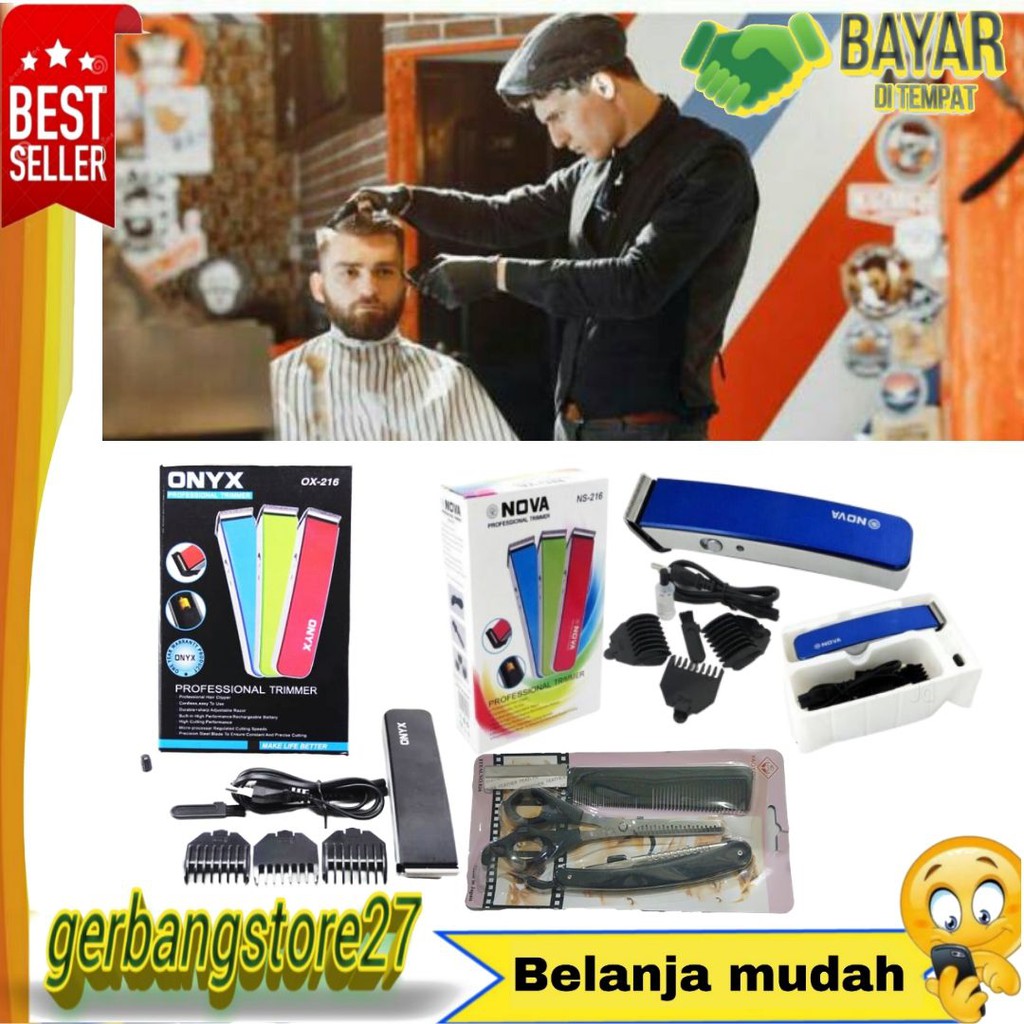 Alat cukur  Nova  ns 216 Mesin  pencukur rambut  kumis jenggot 