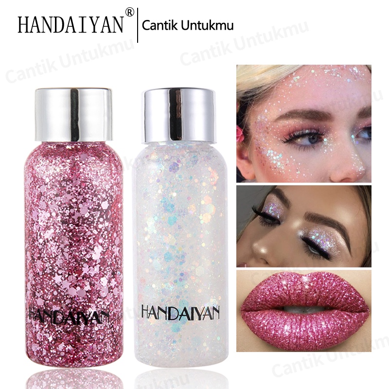 Jual HANDAIYAN Glitter Body Gel Eyeshadow Glitter Makeup Tool For Face