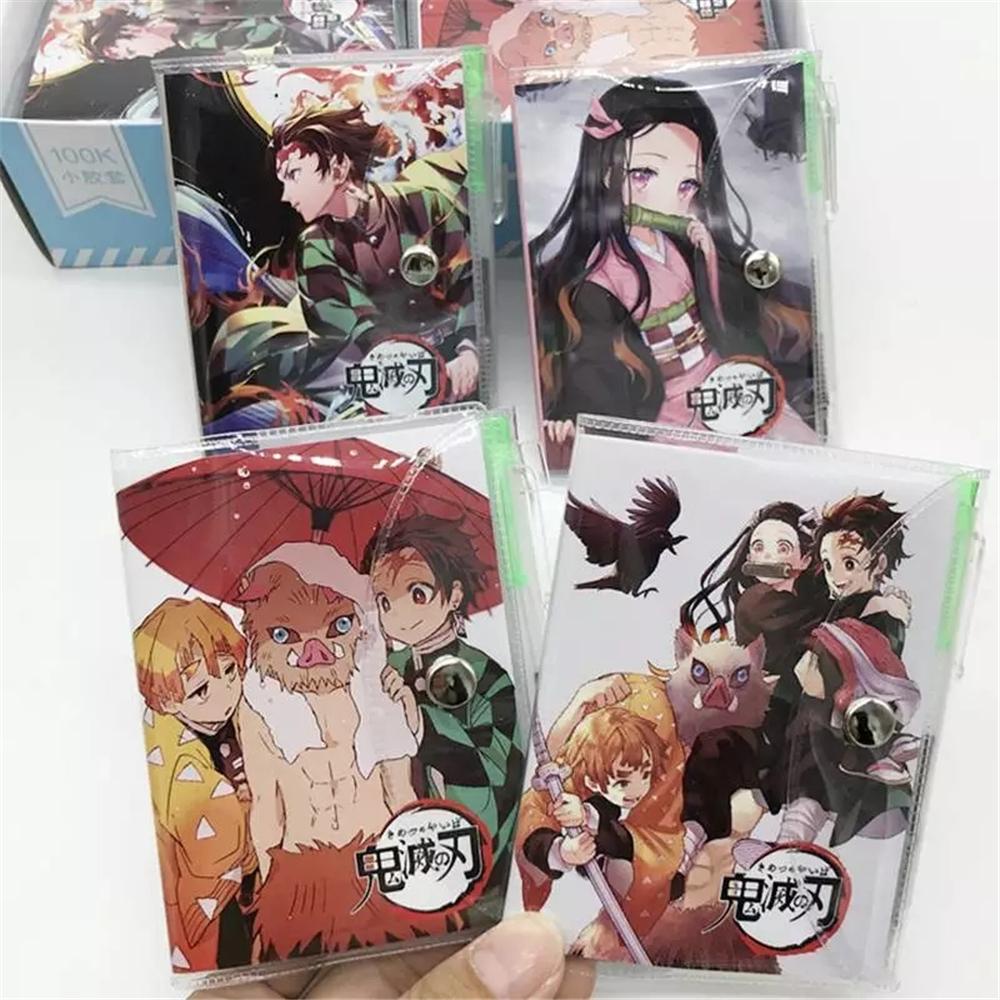 Lanfy Demon Slayer Notebook Lucu Spesial Anime Demon Slayer Stationery Hadiah Anak Sekolah Kamado Tanjirou Nezuko Notepad