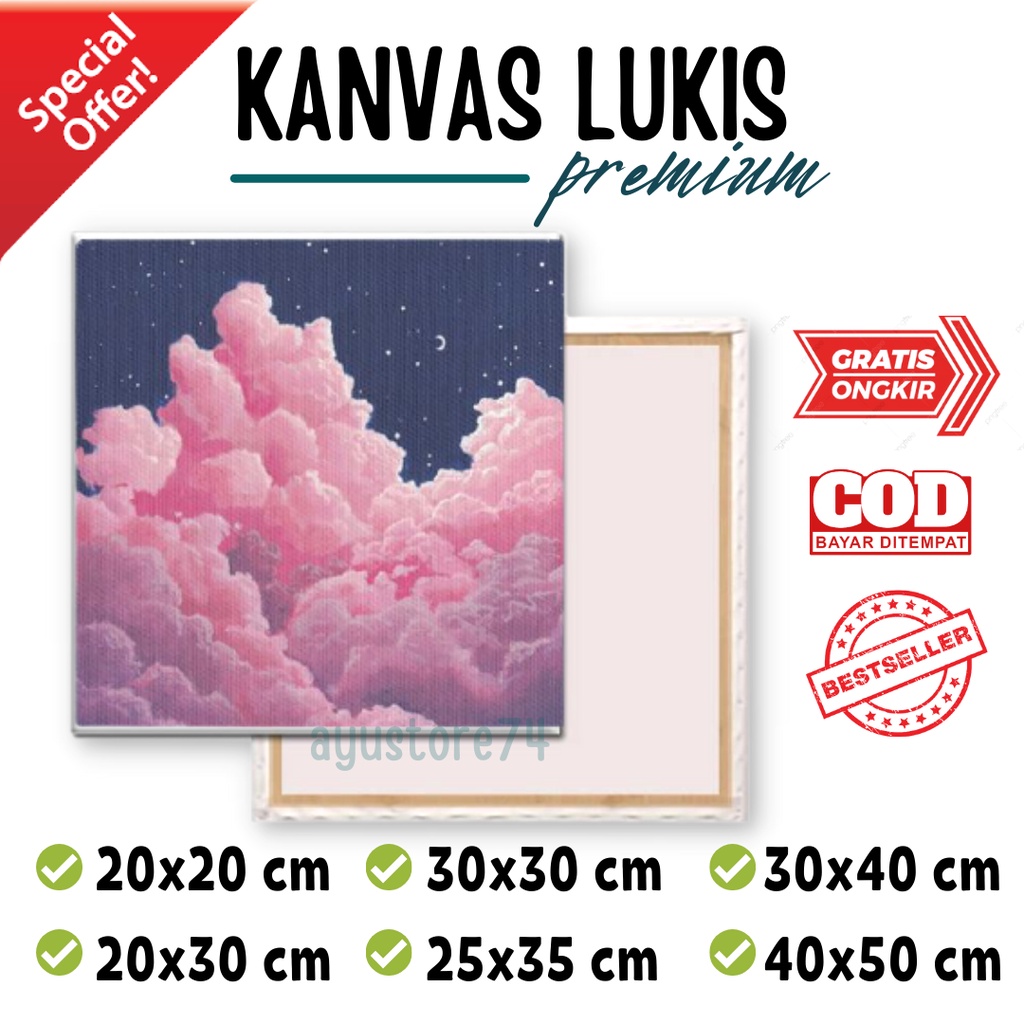 

KANVAS LUKIS MURAH - KANVAS LUKIS ANAK SEKOLAH - CANVAS BOARD 20X20 - KANVAS LUKIS KECIL POLOS