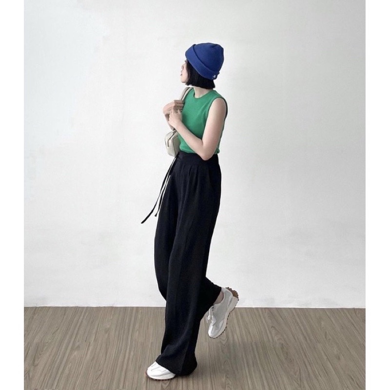 VIOthelabel | Ha-Ri Culotte Airflow Tali Samping / kulot panjang wanita / kulot highwaist-3