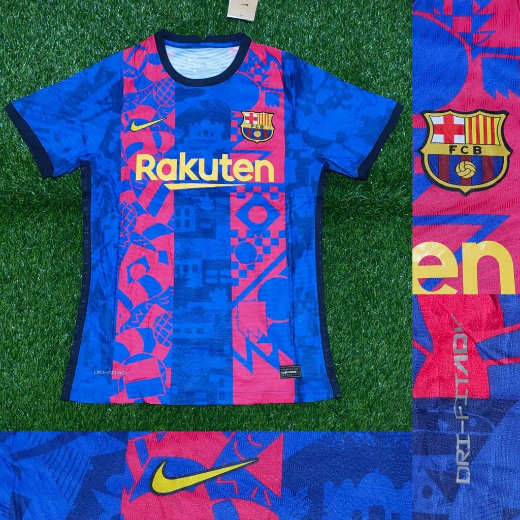 PLAYER ISSUE JERSEY BARCELONA HOME UCL VAPORKNIT 2021/2022 GRADE ORI IMPORT HIGH QUALITY