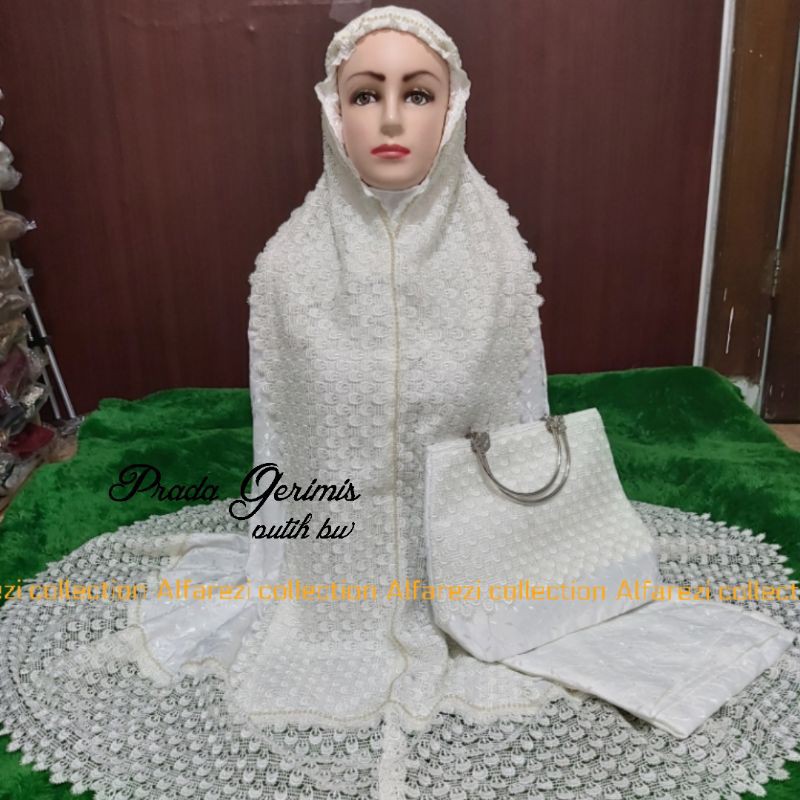 mukena dewasa  TAS BESI TERMURAH UKURAN JUMBO BHN ASLI SUTRA PARIS