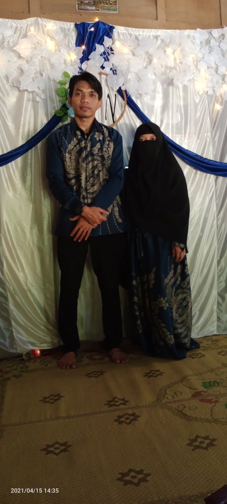 Batik Couple Deluxe Semi Sutera 2919 Batik Sarimbit Mewah Pesta Merah Oranye Oren Hitam Furing