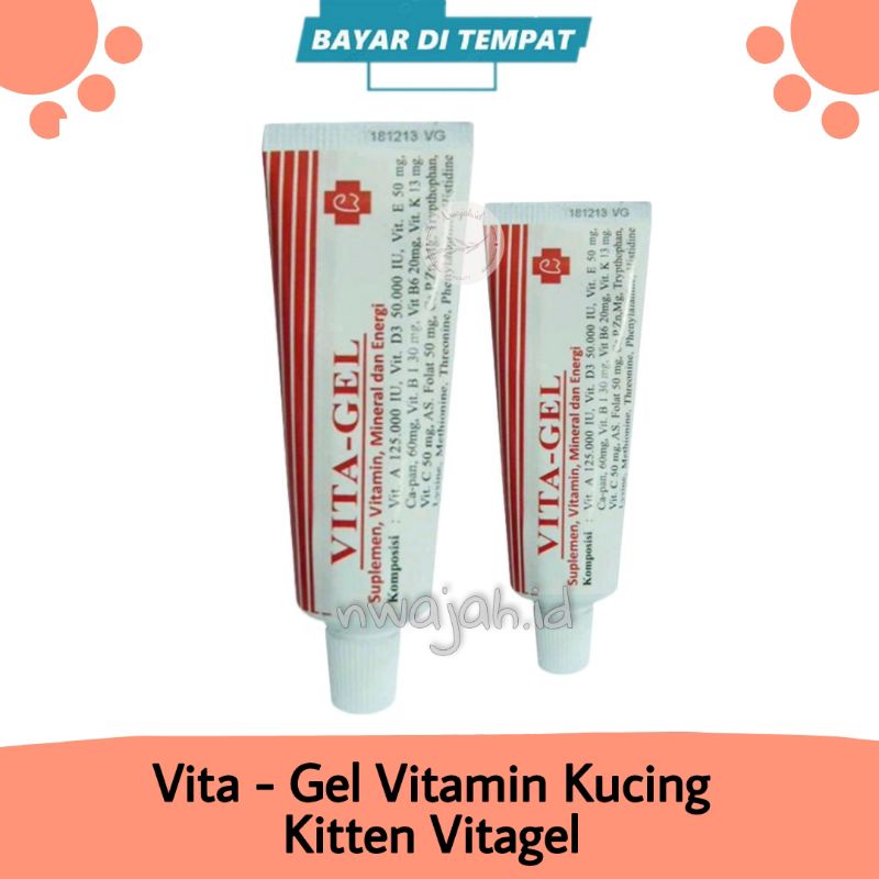 Vita - Gel Vitamin Kucing Kitten Vitagel