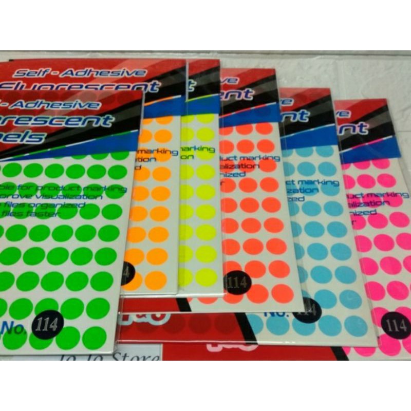 

Label Tom And Jerry Bulat warna no. 114 diameter 13mm