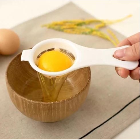 CINSTORE Sendok Alat Pemisah Putih Kuning Telur Telor Egg White Separator Saringan Saring Sederhana Praktis