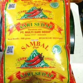 

Saus Cabe Cap Sari Sedap 500gr | Saus Sambal