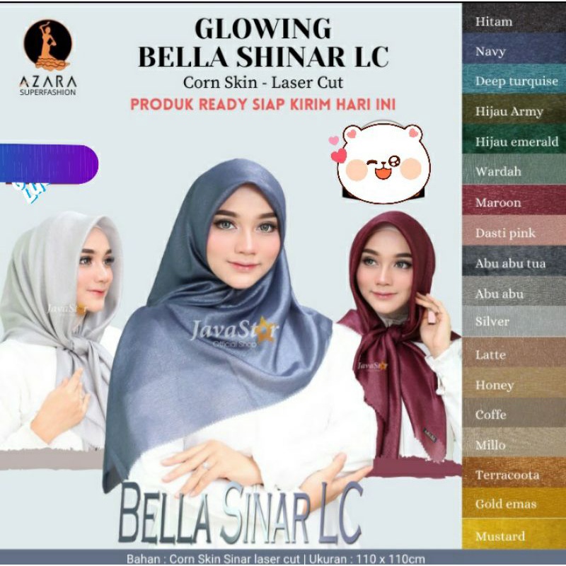 Jilbab AZARA BELLA SINAR  Glowing