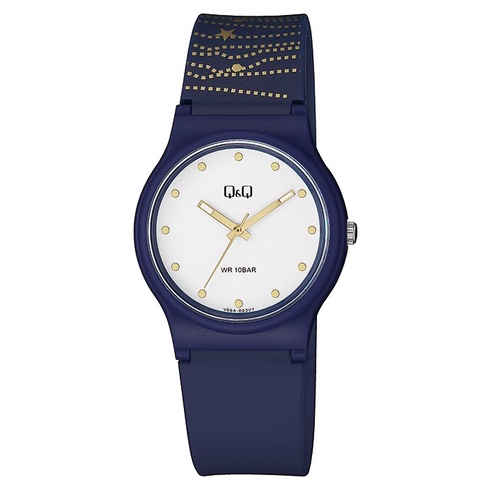 Q&amp;Q QnQ QQ Original Jam Tangan Wanita Fashion Analog Rubber - V06 V06A Water Resist 10 BAR