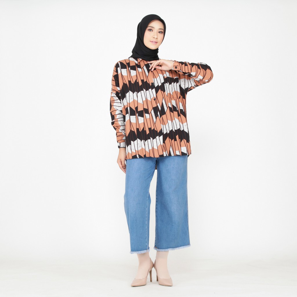 Kemeja Wanita Terbaru Busui LD 120 Bahan Rayon viscose-RM 01