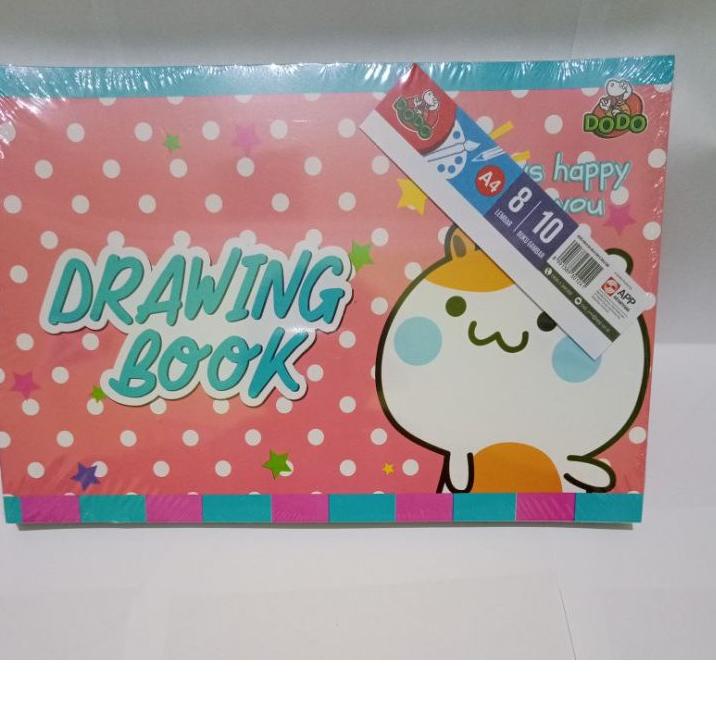 

Hot - SATU PACK 10 PCS x 8 LEMBAR Buku Gambar A4 Dodo