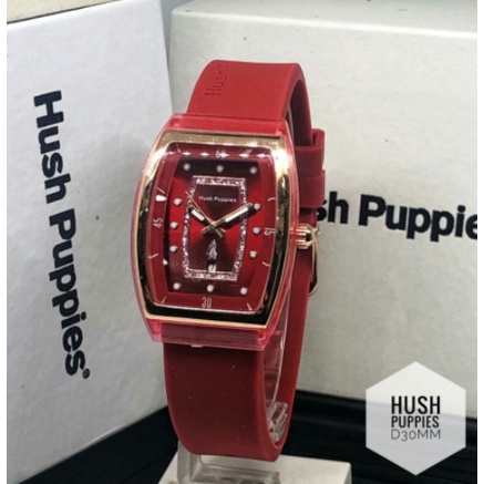 JGW-[✅COD] JAM TANGAN WANITA HUSH PUPPIES RUBBER OVAL JAM TANGAN CEWEK TERBARU HUSH PUPPIES KARET TANGGAL AKTIF-1