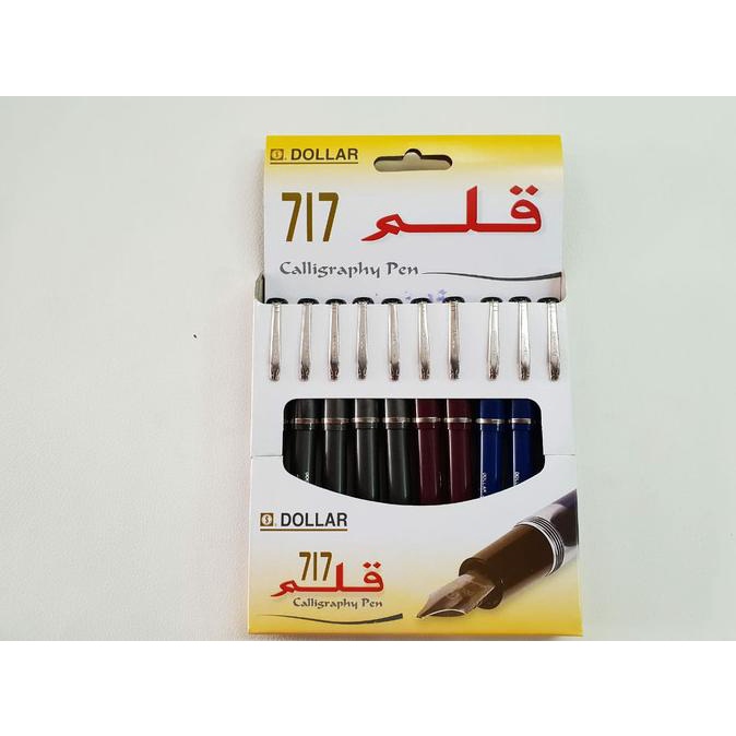 

Pena Tinta Qallam Khot Kaligrafi Arab, Dollar Fountain Pen 717