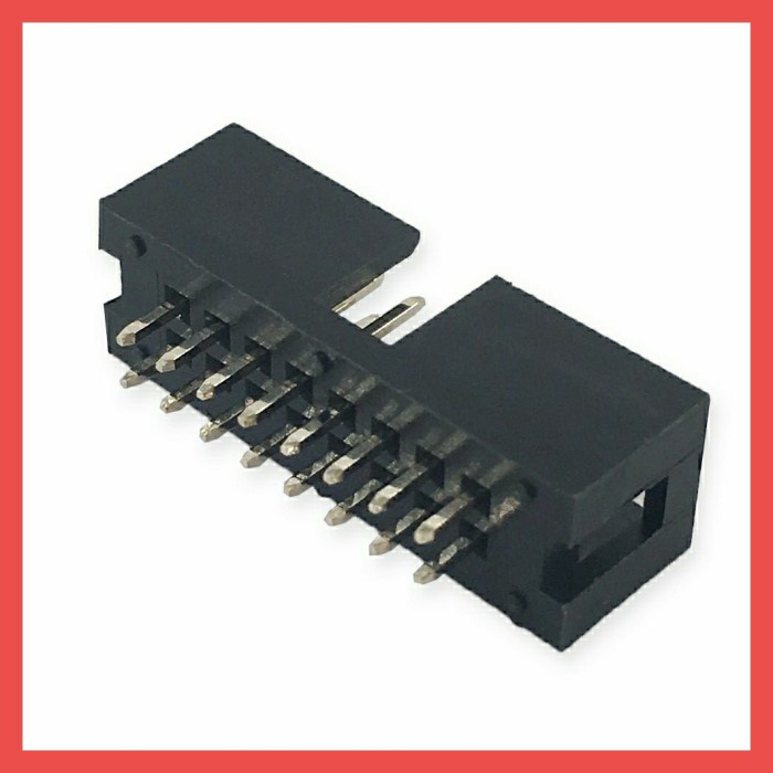 DC3-16P IDC BOX Header 16pin 2x8 Male Socket JTAG Soket 16 pin Lurus