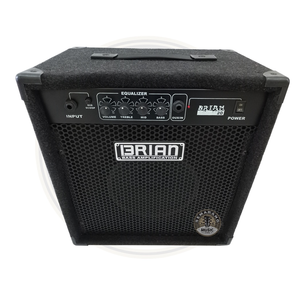 Ampli Bass Amply Gitar dan Bass Amplifier Brian 8&quot; inch