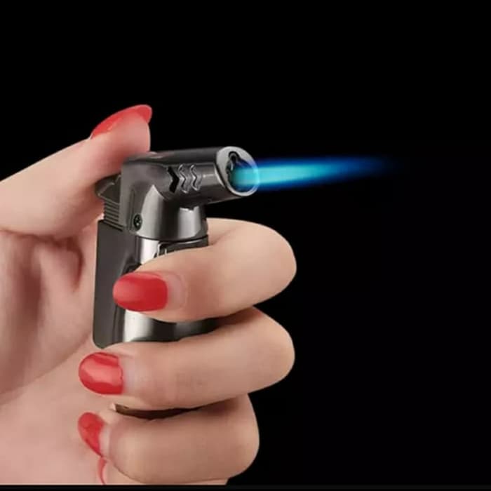 korek api las solder gas blow jet torch wind proof pipe lighter BOKU - A GUN METAL