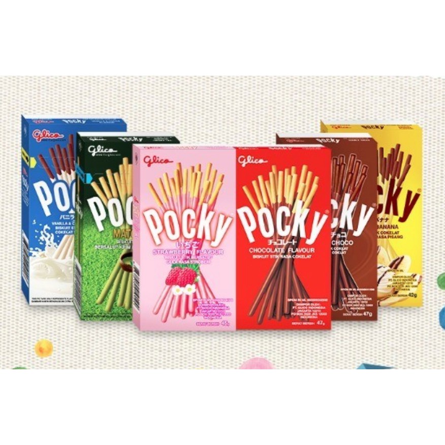 

Glico Pocky Regular - Biskuit Stik Salut Coklat