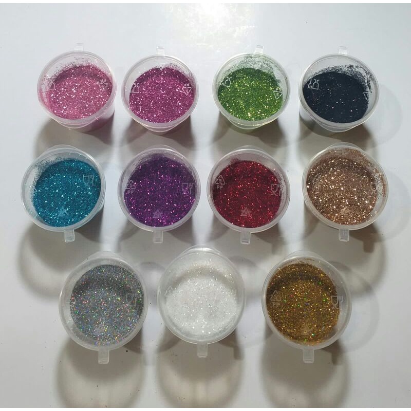 glitter hologram glitter powder 10gr utk craft / nail arts