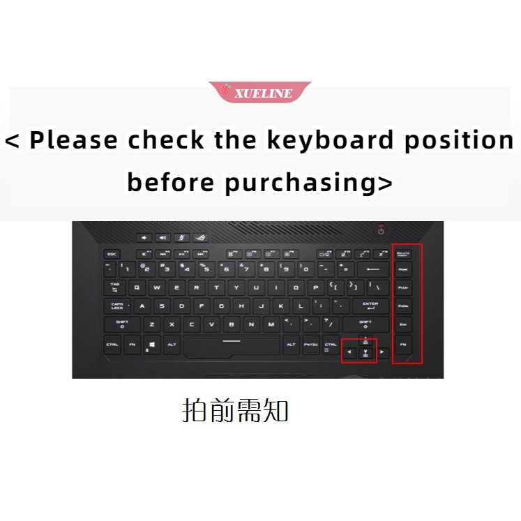 Film Pelindung keyboard Bahan Silikon Untuk Moba 3ROG Republic of Gamers 15.6 inch gun God 3 notebook plus S7D S5D