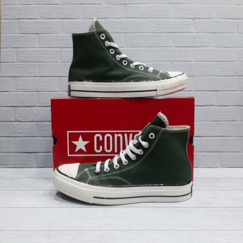 RESTOCKCONVERSE 70S HI HIJAU ARMY GLOSSY