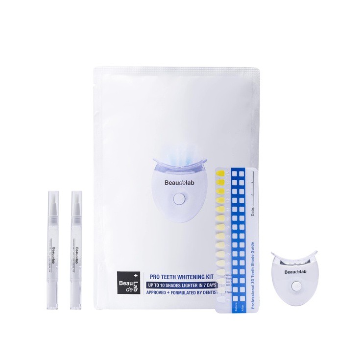 Beaudelab Pro Teeth Whitening Kit Alat Pemutih Gigi Permanen | Memutihkan Gigi Super Cepat