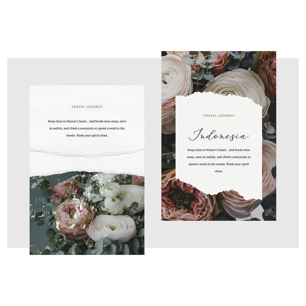 Ripped Papers Instagram Templates - Adobe Photoshop