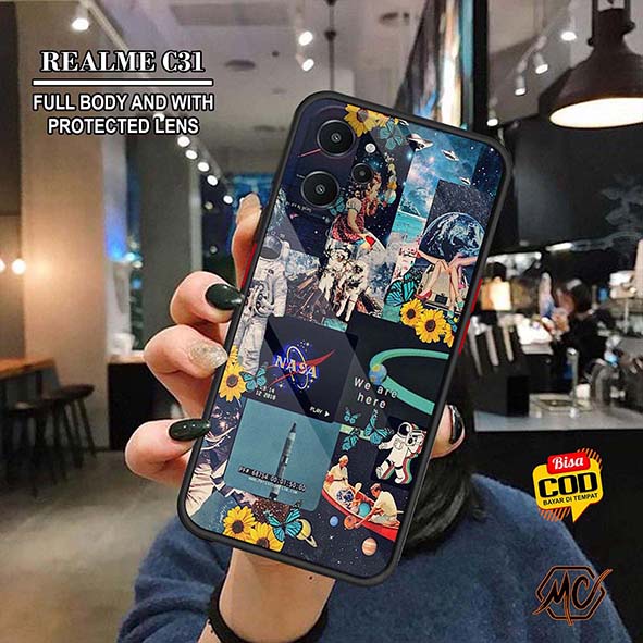 Mitracase Case Aesthatic Nasa Space Realme C31 Realme C35 Narzo 5A Prime Realme 9 pro Plus 8i 7i 7 p