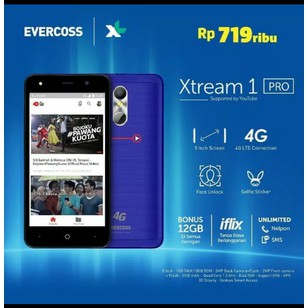 Evercoss M50 Star XL Xtream 1 Pro 4G LTE Garansi Resmi