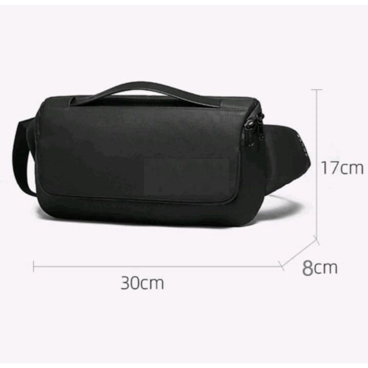 Tas Selempang Bahu Pria Travel Selendang Waistbag Premium