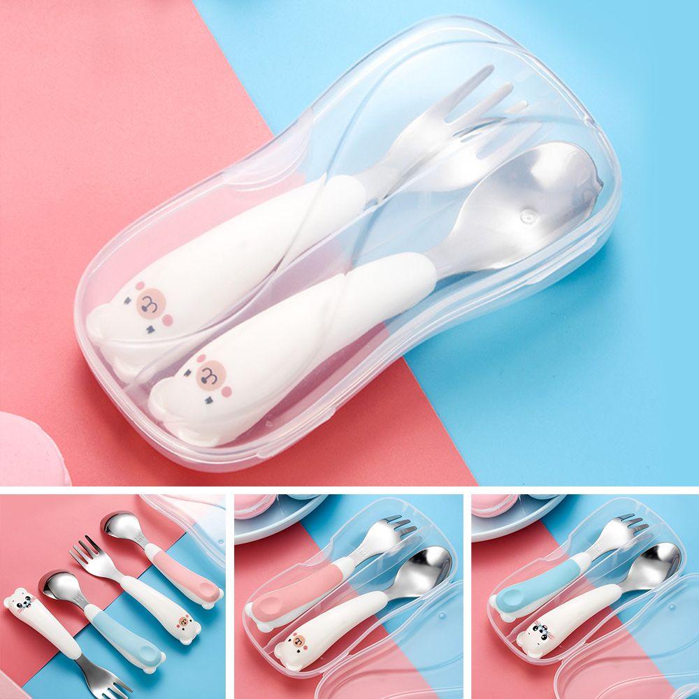 Preva Peralatan Makan Anak Bayi Gadget Bayi Makan Sendok Garpu Set Alat Makan