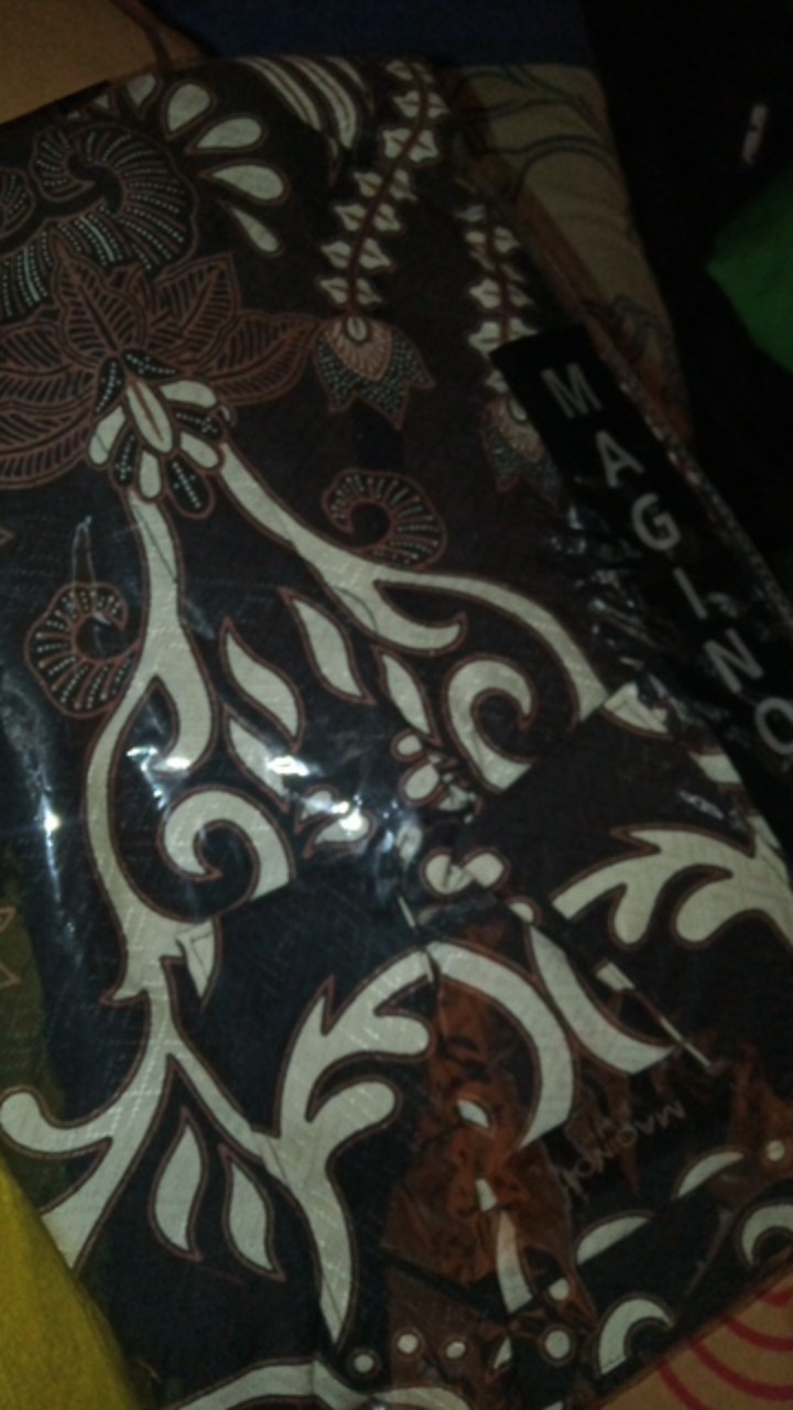 Maginot Kemeja Batik Pria Narendra-ls Lengan Panjang
