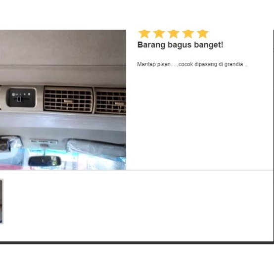 ✱ Kisi Ac Mobil Belakang Double Blower Mitsubishi Kuda Grandia APV CREAM ♂