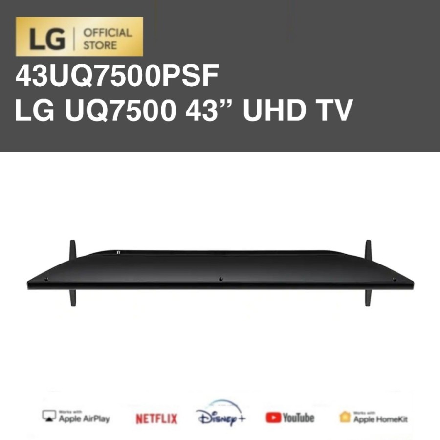 2022 LG 43UQ7500PSF / 43UQ7500 43” UHD 4K Smart TV ThinQ AI