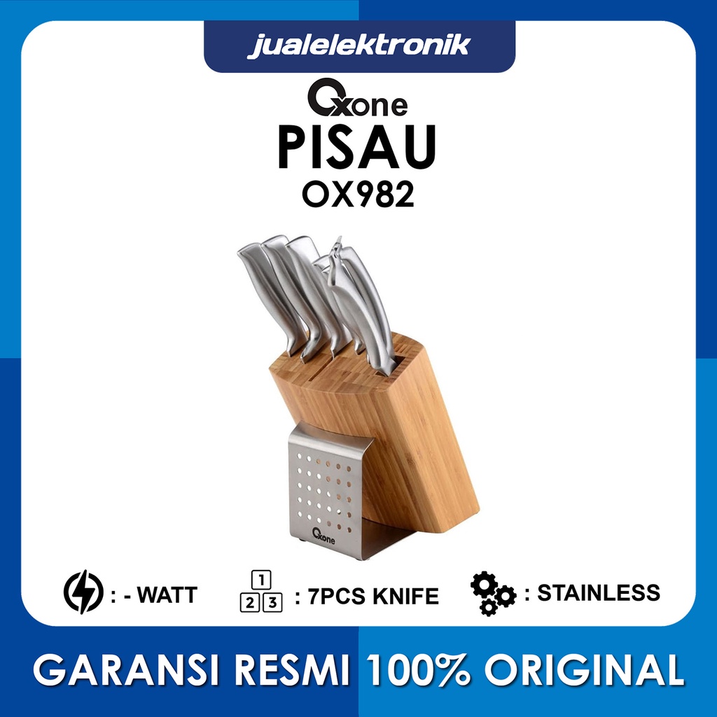 Oxone Master Knife Set – OX982 Pisau Set Chef Knife Utility Knife Golok