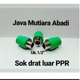 SOK DRAT LUAR PPR 1/2''/SOK SAMBUNGAN 20mm GREEN TIGRIS PPR PIPA PPR