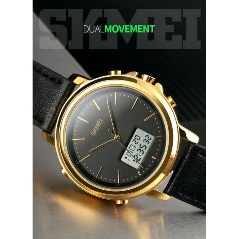 JAM TANGAN PRIA SKMEI 1652 DUAL TIME ORIGINAL WR