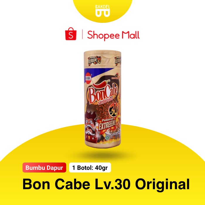 

Bon Cabe Level 30 / Boncabe Rasa Original / Sambal Tabur - Kobe - Bakoel Sayur Online