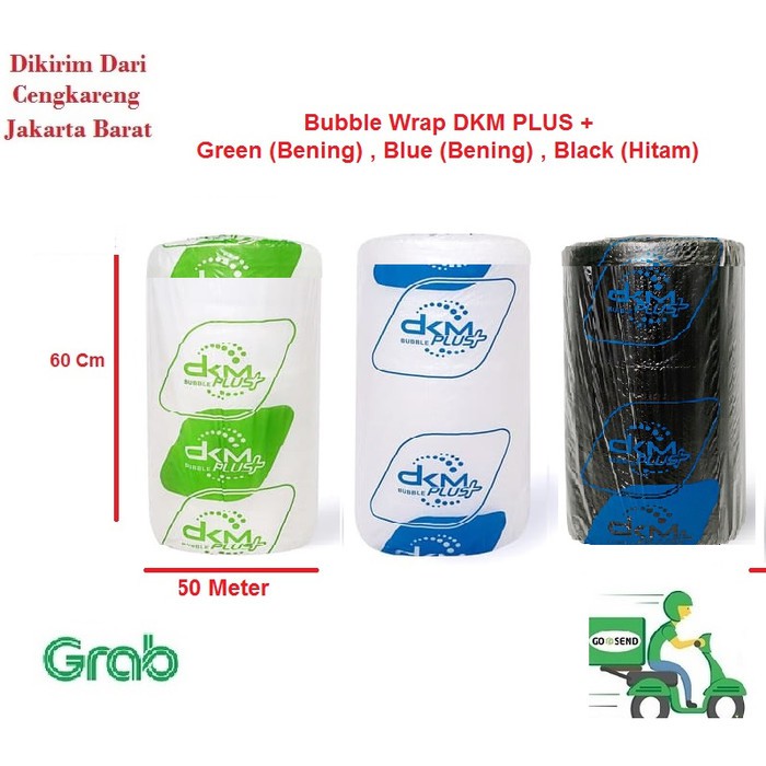 

KHUSUS GOSEND Bubble Wrap Mulia Pack 60 Cm X 50 M Rol Wrapping Roll - BLACK - HITAM