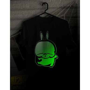 Kaos Mashimaro 2 GLOW IN THE DARK japanesse character komik L2K 90