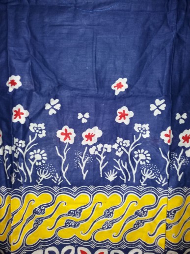 Blus Bunga Parang Kawung Blouse Batik Atasan Warna Seragam Kantor Kerja Asli Solo Muslim Cantik