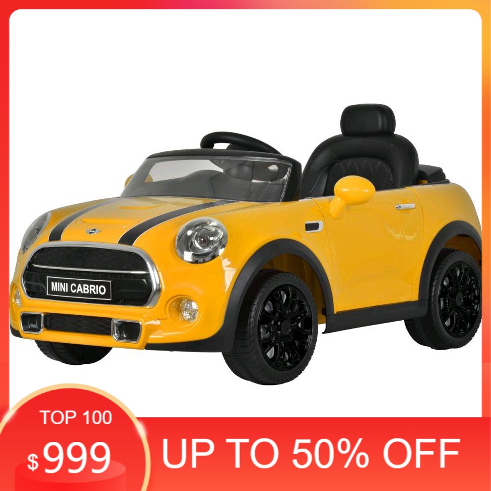 Mobil Aki Anak Mini Cooper Cabrio Pliko PK-3868 (Lisensi)