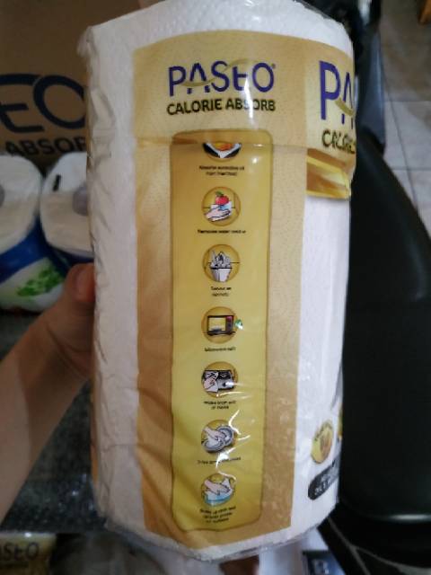 Tissue kitchen Paseo 1 rolls / tissue dapur paseo 70 sheets -2 ply calorie absorb