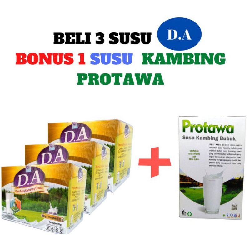 

promo susu kambing etawa d.a plus protawa
