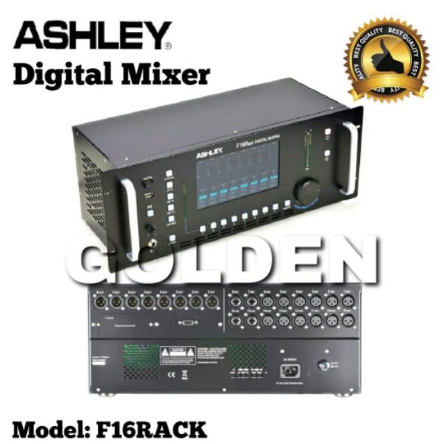 Digital Mixer Ashley F16 Rack Original 16 Channel Ashley F16rack Shopee Indonesia